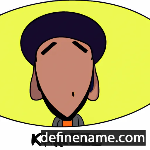 cartoon of the name Kareef