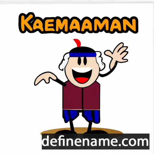 cartoon of the name Kareman