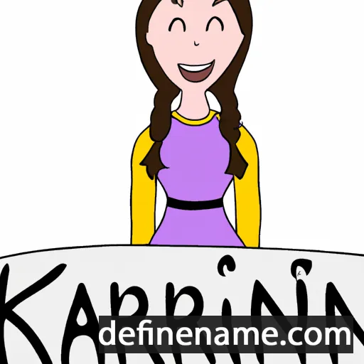 cartoon of the name Kariinná