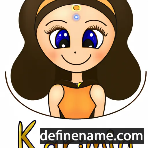 cartoon of the name Karina