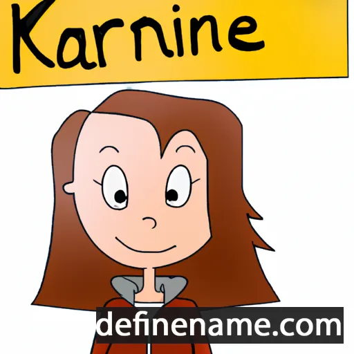 Karinne cartoon