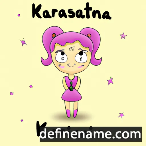 Karistiaanna cartoon