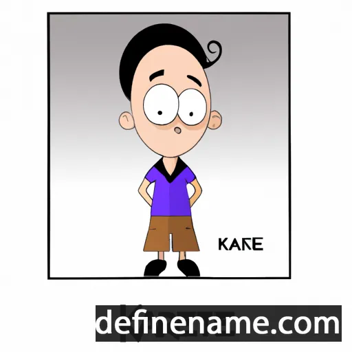 cartoon of the name Karitez