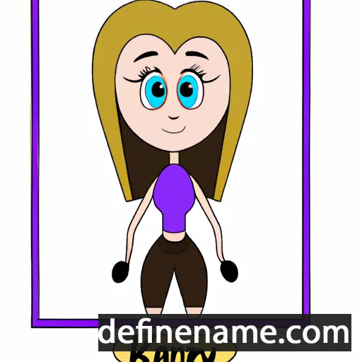 cartoon of the name Karley