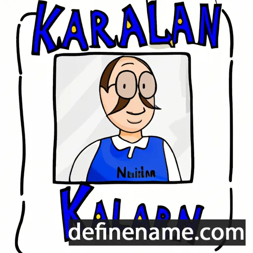 cartoon of the name Karljohan