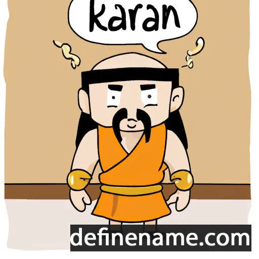 Karn cartoon