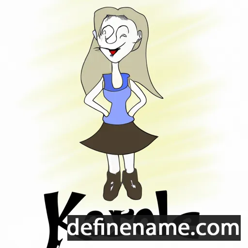 cartoon of the name Karole