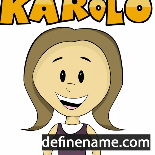 cartoon of the name Karoli