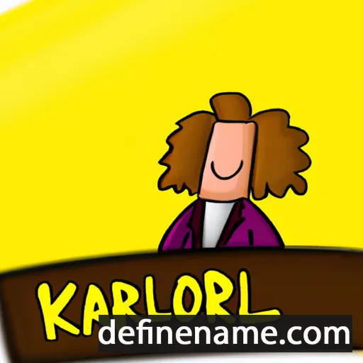 Karolien cartoon