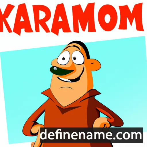 cartoon of the name Karomat