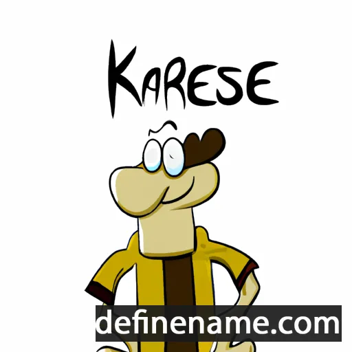 cartoon of the name Karsje