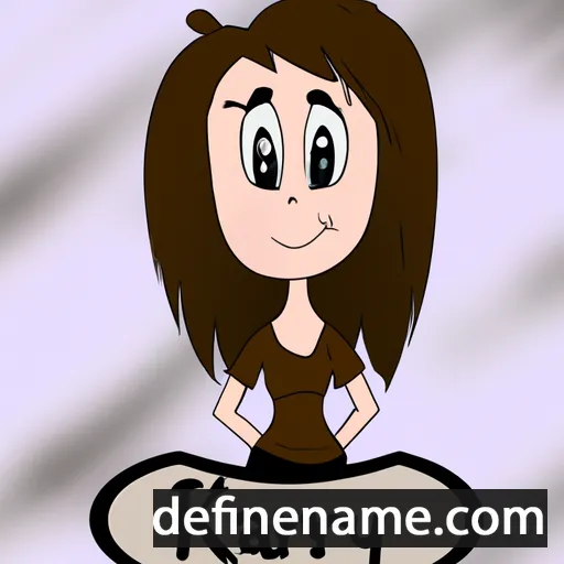 cartoon of the name Kary