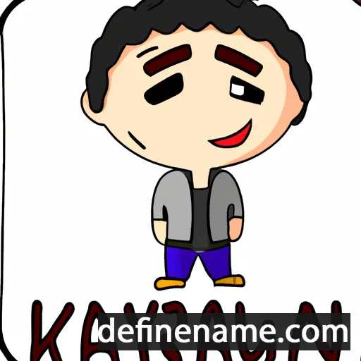 cartoon of the name Karyan