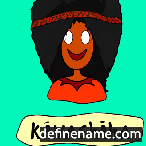 cartoon of the name Kashavia