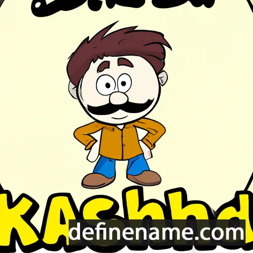 cartoon of the name Kashif