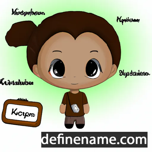 cartoon of the name Kashlynn