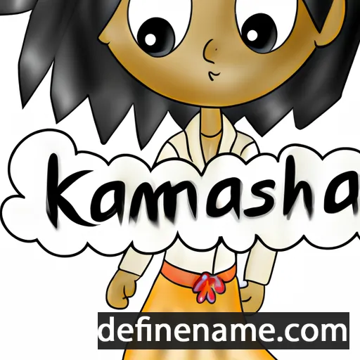 cartoon of the name Kashmala