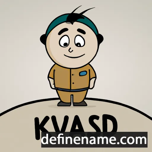 cartoon of the name Kashvad