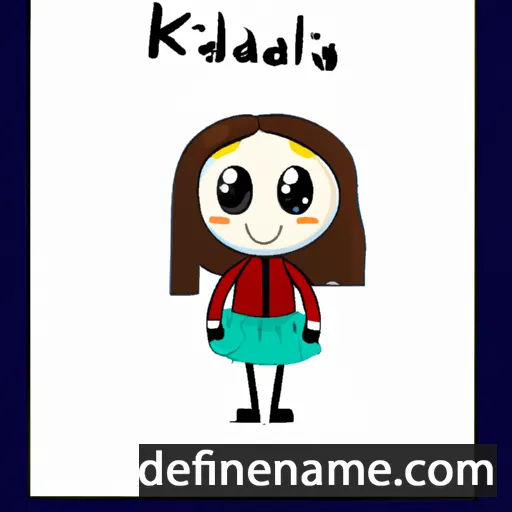 cartoon of the name Kasilda