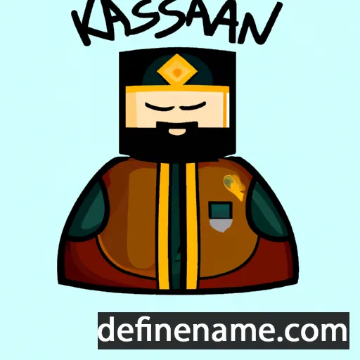 cartoon of the name Kasjan