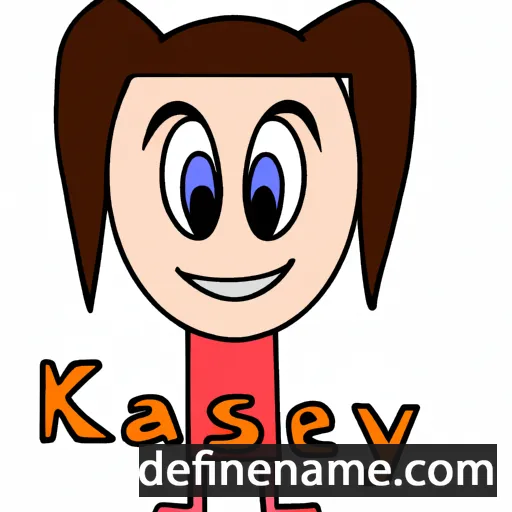 cartoon of the name Kassey