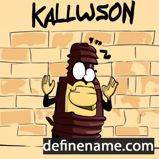 cartoon of the name Kaswallon