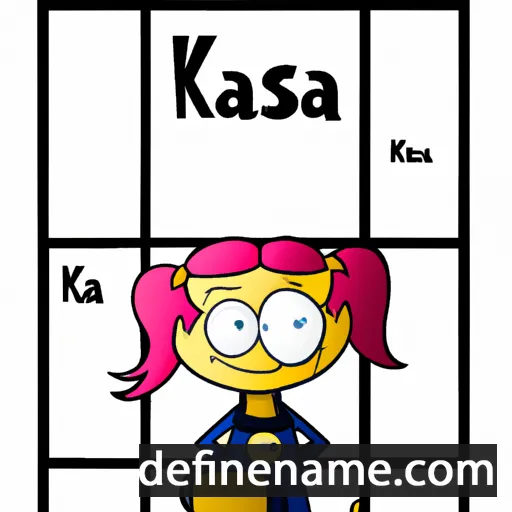 cartoon of the name Kasza