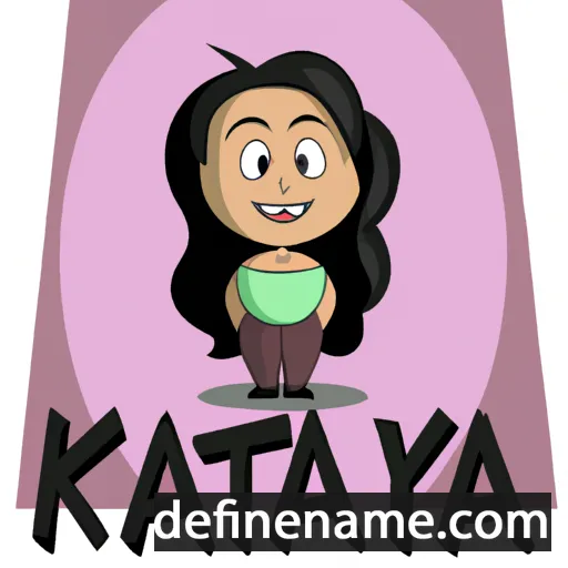 cartoon of the name Katalaya