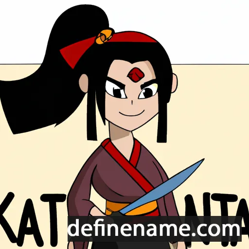 cartoon of the name Katana