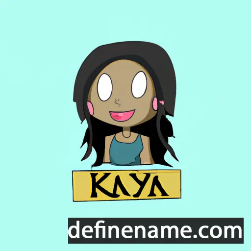 cartoon of the name Kataya