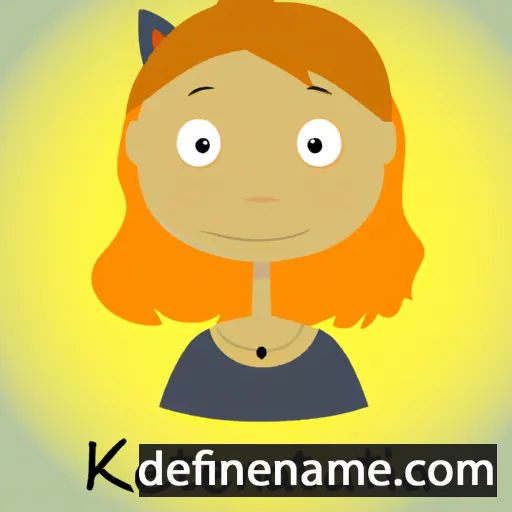 cartoon of the name Katelena