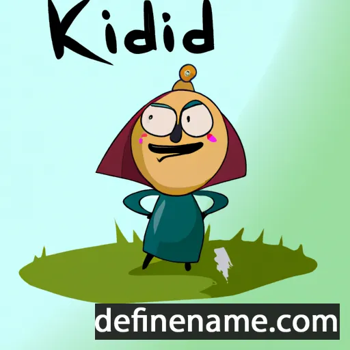 cartoon of the name Kaðlín