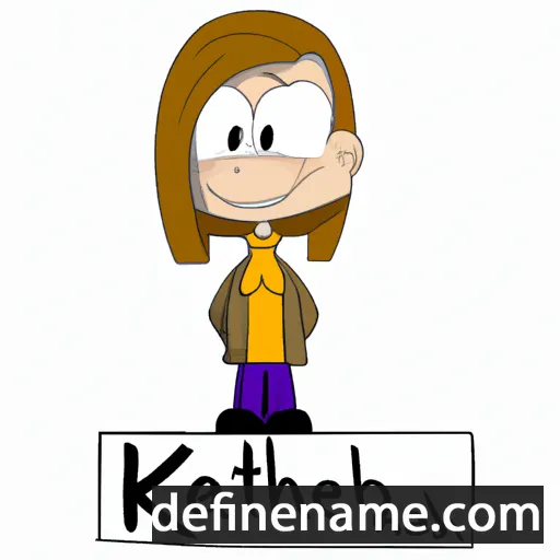 cartoon of the name Kathern