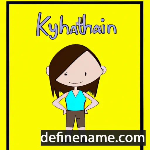 Kathlynn cartoon