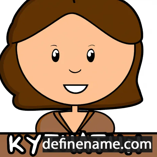 cartoon of the name Kathyrn