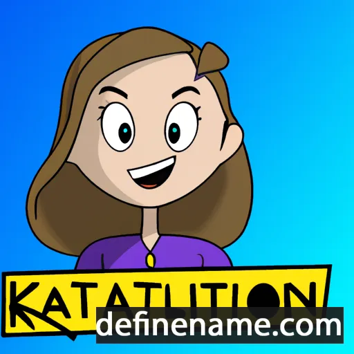 cartoon of the name Katilyn