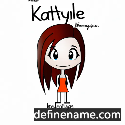 cartoon of the name Katlyne