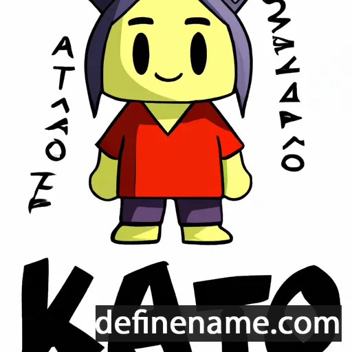 cartoon of the name Kato