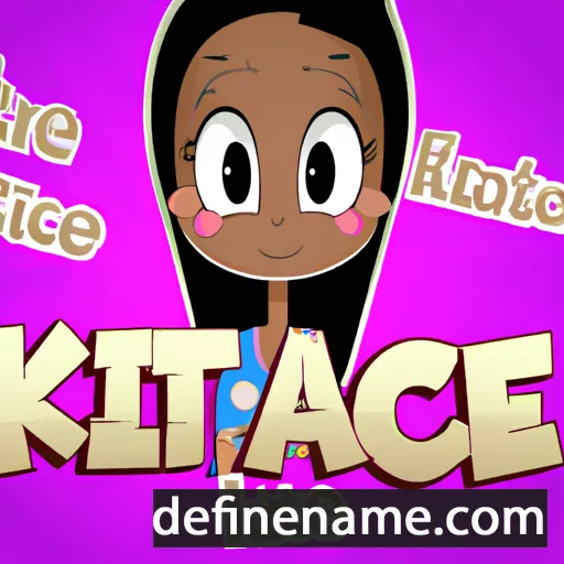 cartoon of the name Katrice