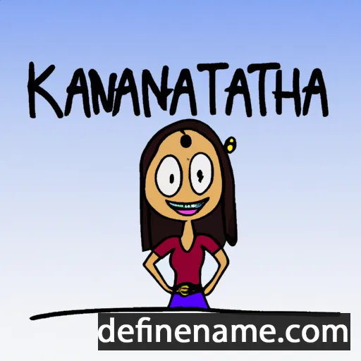 cartoon of the name Katrienna