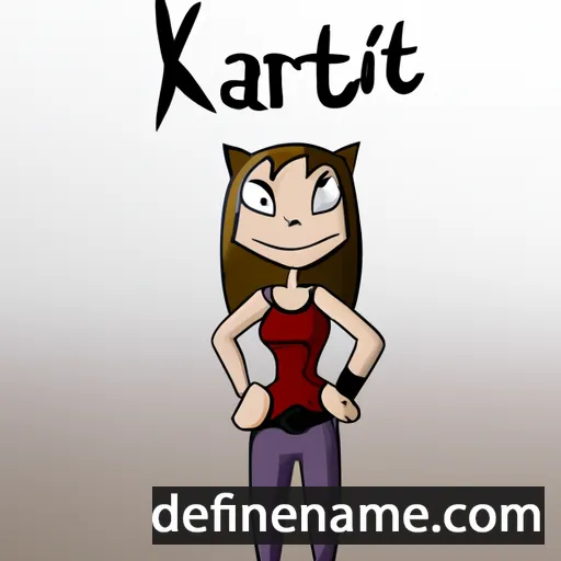 cartoon of the name Katrix