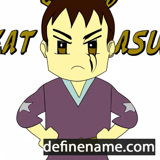 cartoon of the name Katsujirou