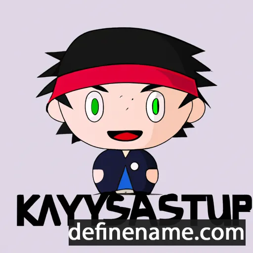 cartoon of the name Katsuya