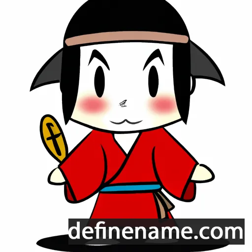 cartoon of the name Katsuyori