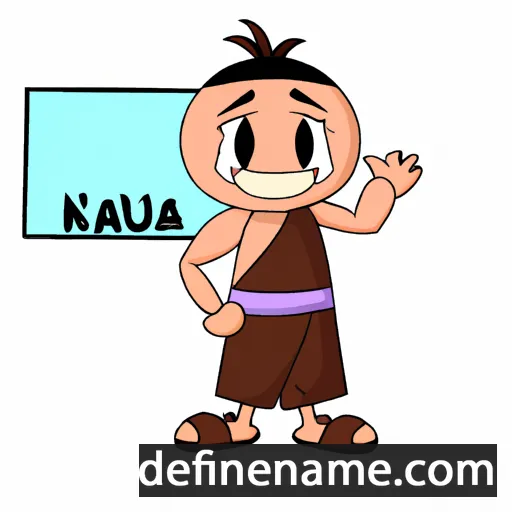 cartoon of the name Kaua