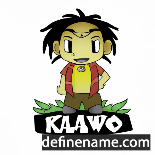 cartoon of the name Kawelo