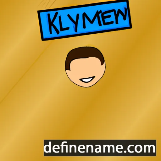 cartoon of the name Kaylem