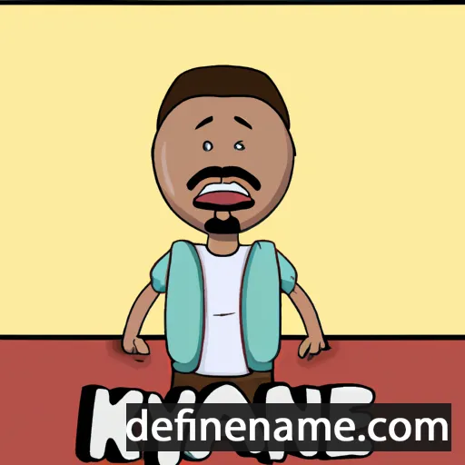 cartoon of the name Kayne