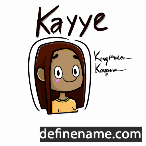 Kayrie cartoon