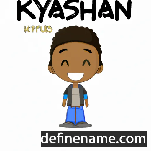 cartoon of the name Kayshaun